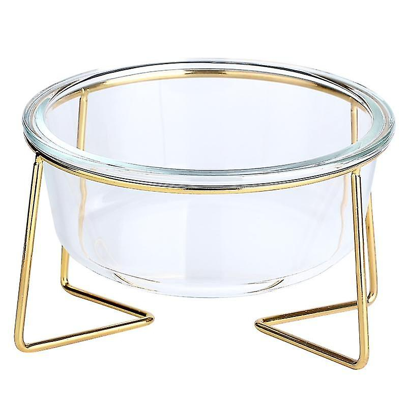 Dispensador De Comida, Cuenco Para Gatos, Alimentador De Agua De Vidrio, 17,8 Cm, Huoguo - Venta Internacional.