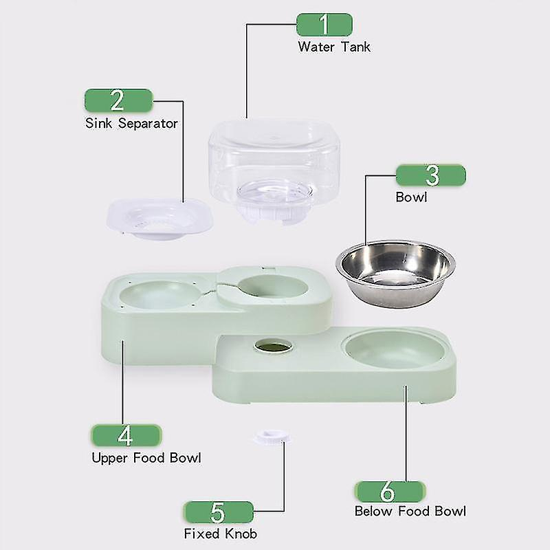 Foto 3 pulgar | Dispensador De Alimentos Huoguo, Fuente De Alimentación Automática Para Mascotas - Venta Internacional.