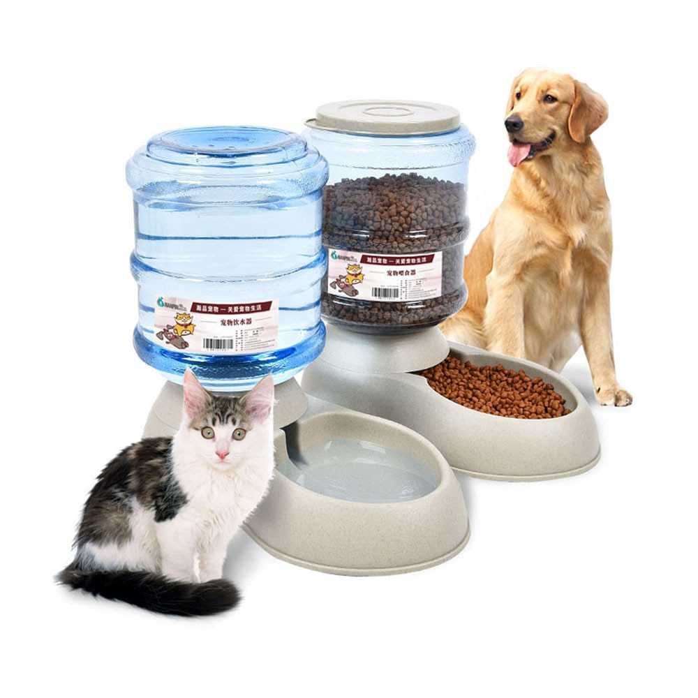 Foto 4 pulgar | Comedero Automático Para Mascotas Sanlin Beans Con Capacidad De 3,8 Litros Para Gatos Y Perros - Venta Internacional.