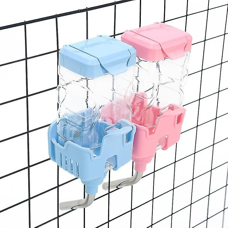 Foto 2 | Bebedero Para Mascotas Huoguo De Drinking Fountains, 2 Unidades, Rosa+azul - Venta Internacional.
