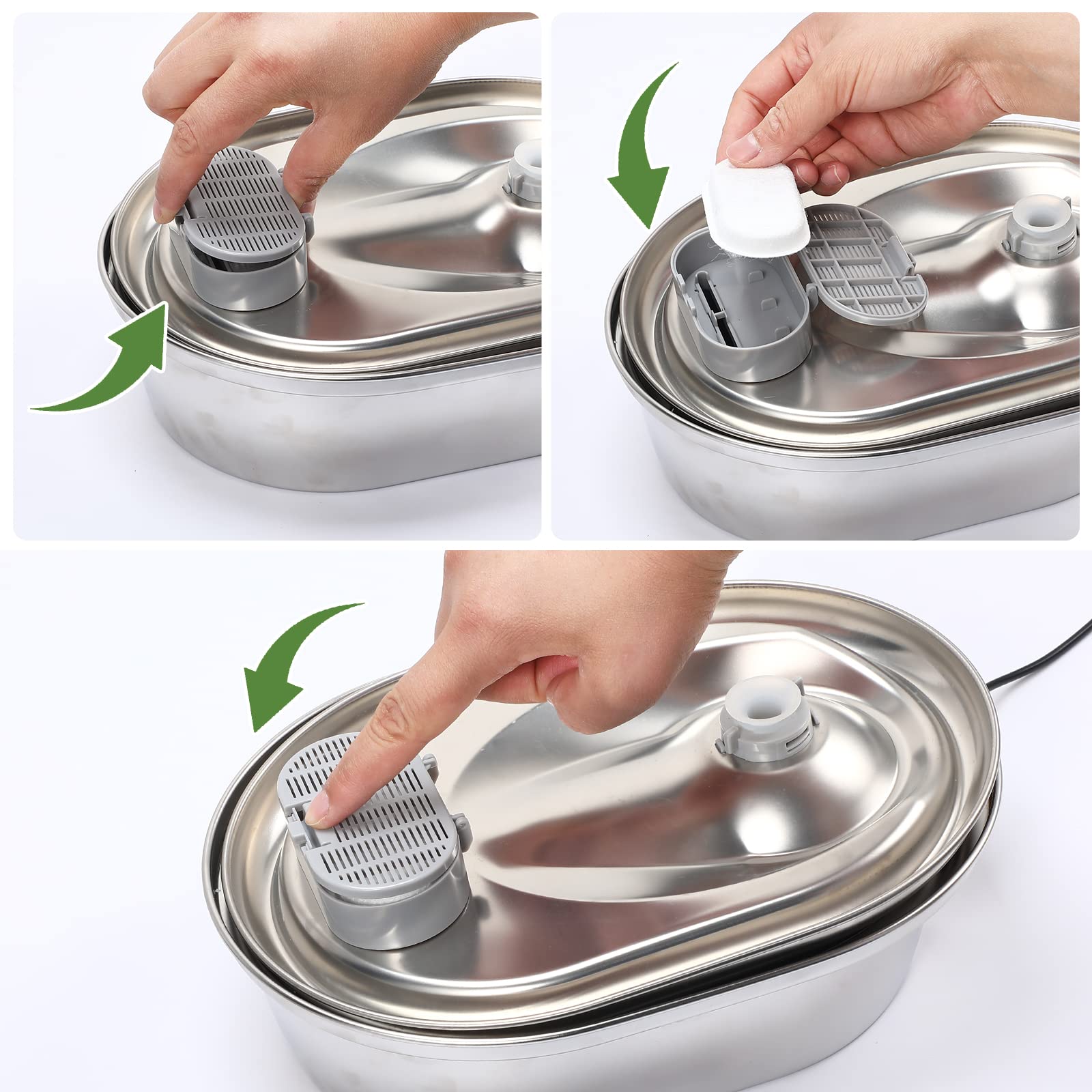 Foto 6 pulgar | Filtros De Repuesto Cat Fountain, 16 Unidades, Para Fuentes De 3 Y 2 Litros - Venta Internacional.