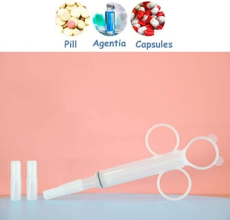 Foto 3 | Pistola Dispensadora De Pastillas Para Mascotas Para Píldoras Sólidas Con 2 Puntas De Silicona - Venta Internacional.