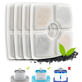 Foto 1 | Filtros De Repuesto Veken Fuente Automática Para Mascotas 2 5 L Paquete De 4 - Venta Internacional.
