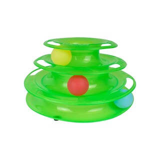 Foto 1 | Juguete para Gato en Forma de Torre con Pelota Bajío Pets color Verde
