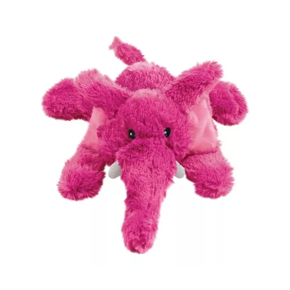 Juguete Peluche Elefante Elmer Kong Mediano color Rosa para Perro