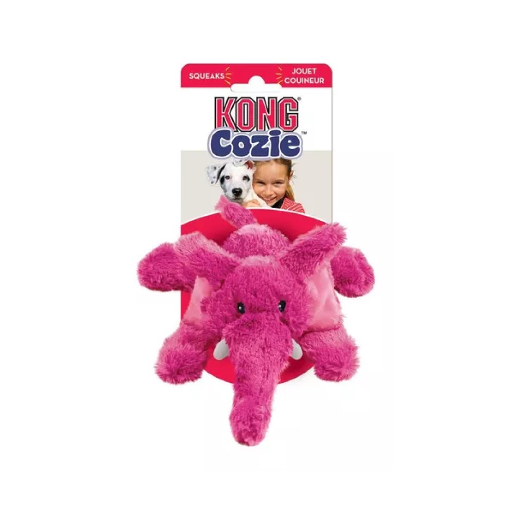 Foto 3 pulgar | Juguete Peluche Elefante Elmer Kong Mediano color Rosa para Perro