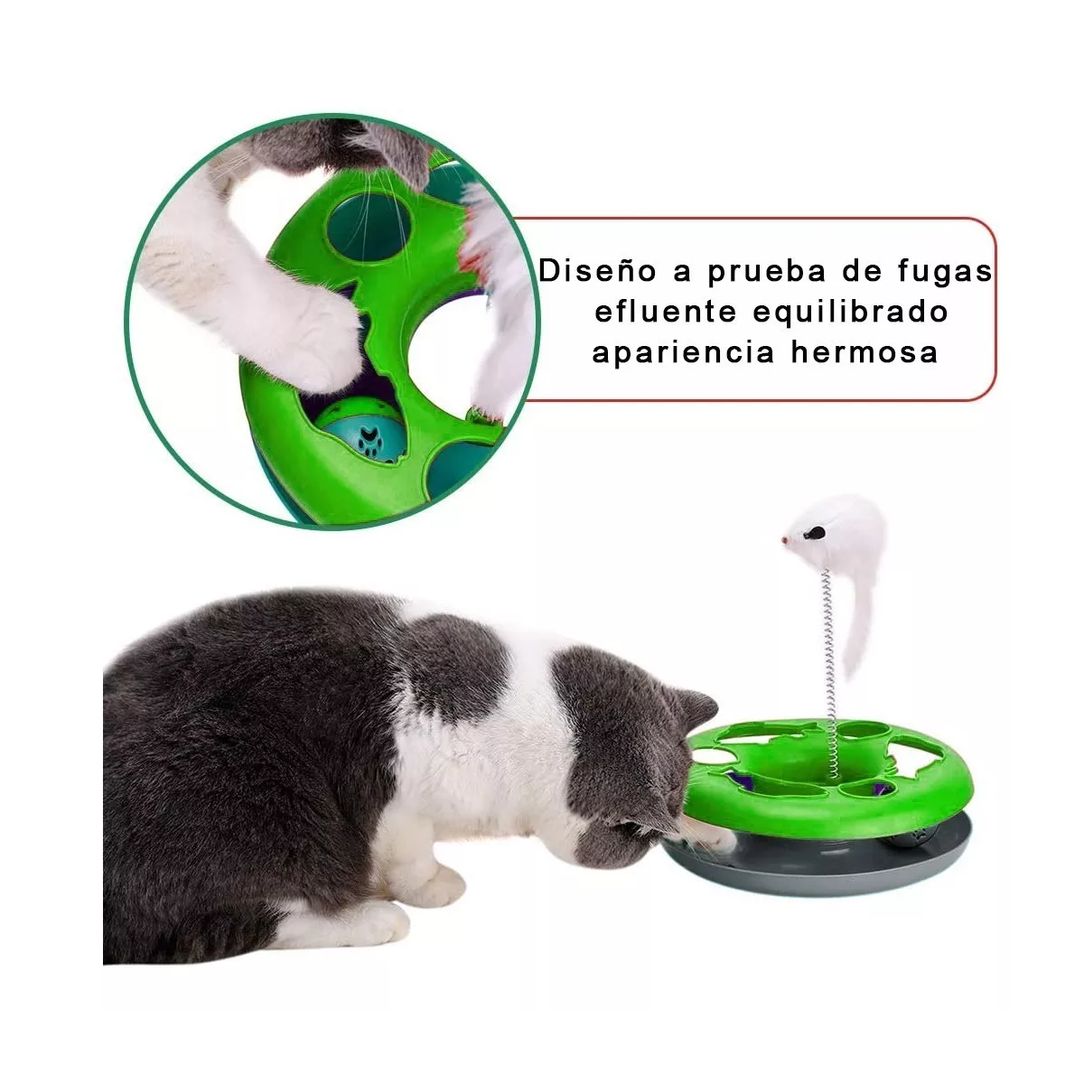 Foto 3 pulgar | Juguete Divertido para Gatos Entretenimiento Interactivo Eo Safe Imports Esi-7833 Multicolor