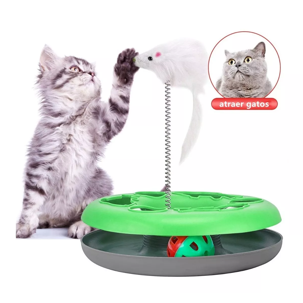 Foto 4 pulgar | Juguete Divertido para Gatos Entretenimiento Interactivo Eo Safe Imports Esi-7833 Multicolor