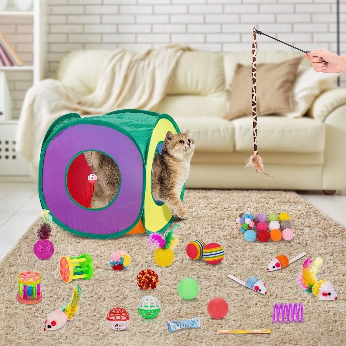 Foto 2 | Juguetes para Gato 33 Pz Eo Safe Imports Esi-7824 Multicolor