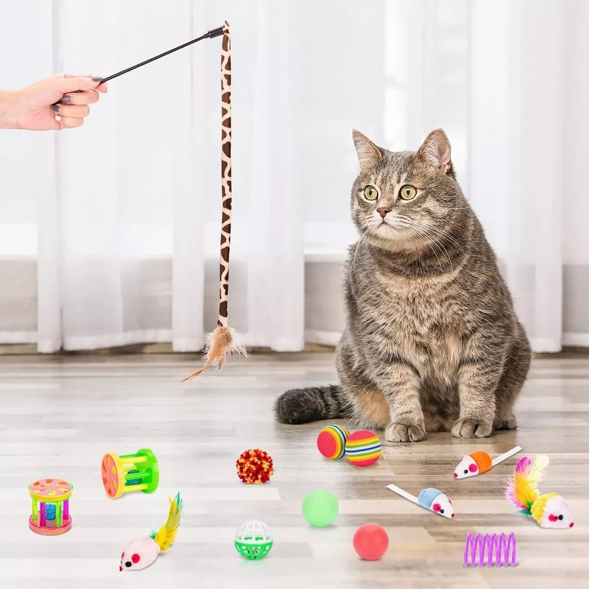 Foto 4 pulgar | Juguetes para Gato 33 Pz Eo Safe Imports Esi-7824 Multicolor