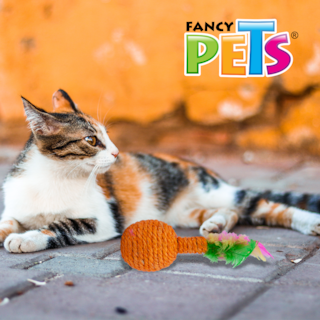 Foto 2 | Fancy Pets Juguete Sonaja Con Plumas Para Gato Mide 5 Centímetros