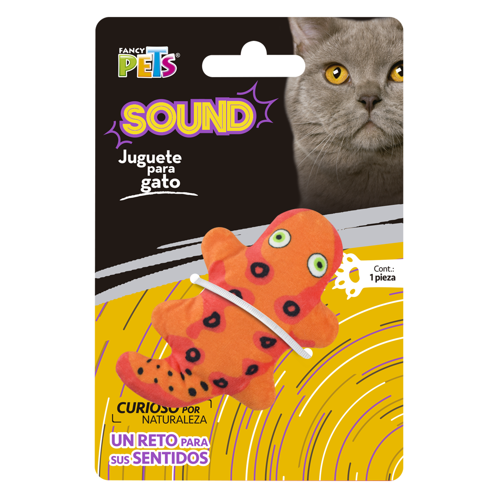 Fancy Pets Juguete Salamandra Para Gato Con Sonido