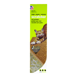 Foto 2 | Van Ness Tapete Rascador Scratcher Sencillo De Cartón Para Gato Con Catnip