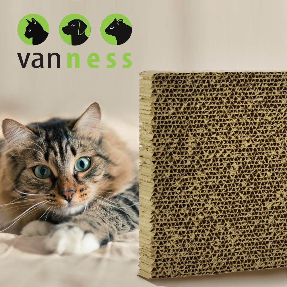 Foto 3 | Van Ness Tapete Rascador Scratcher  Doble De Cartón Para Gato Con Catnip