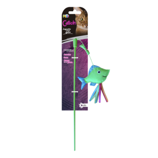 Foto 3 | Fancy Pets Catch Juguete Caña De Pescar Con Pez Para Gato Colores Surtidos