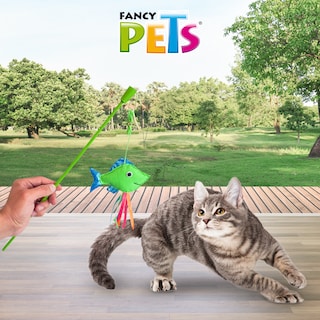 Foto 4 | Fancy Pets Catch Juguete Caña De Pescar Con Pez Para Gato Colores Surtidos