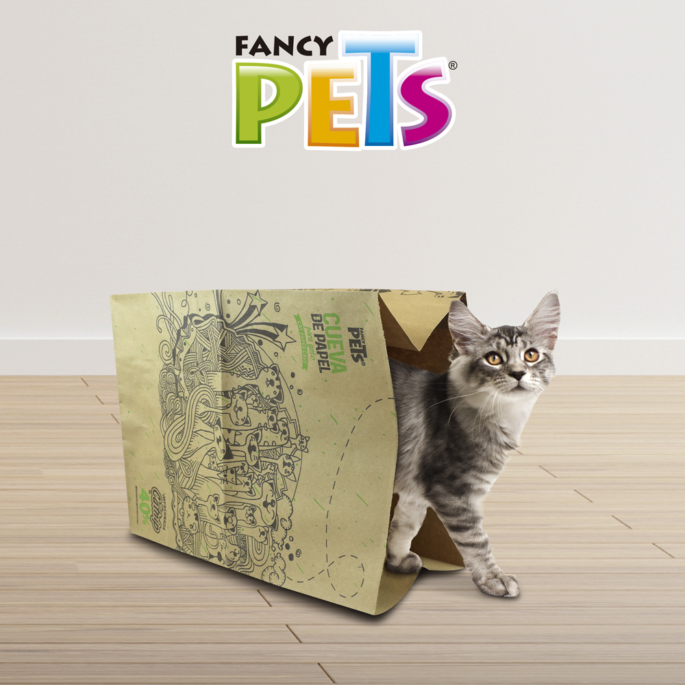 Foto 6 pulgar | Fancy Pets Cueva De Papel Con Catnip Para Gato Contiene 2 Piezas