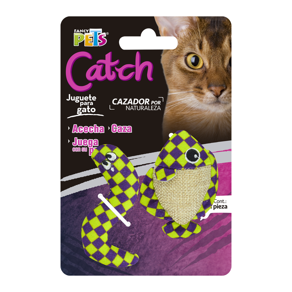 Foto 2 pulgar | Fancy Pets Catch Juguete Pez Y Serpiente Para Gato