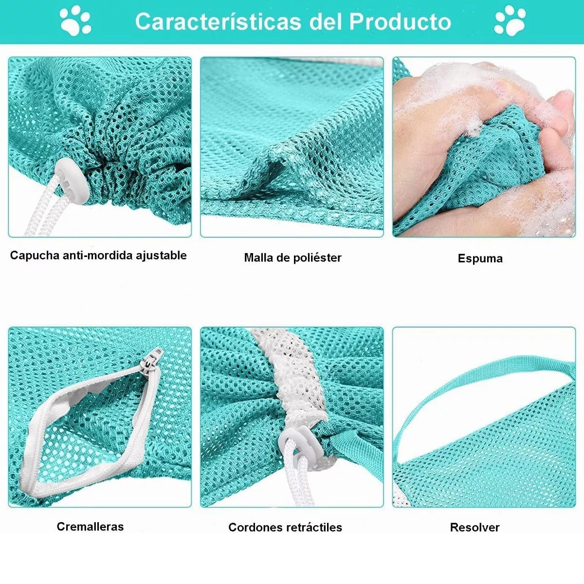 Foto 4 pulgar | Bolsa para Bañar Gato Eo Safe Imports Esi-8827 Verde