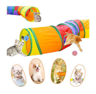 Foto 5 | Juguetes 20 Pcs Pluma Varita Bola Túnel Ratones Multicolor Para Gato