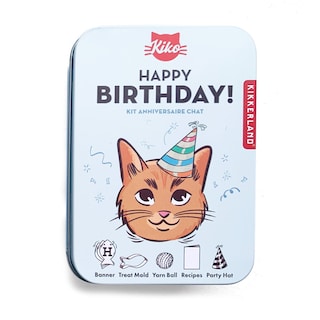 Foto 1 | Kit Feliz Cumpleaños para Gato Kikkerland