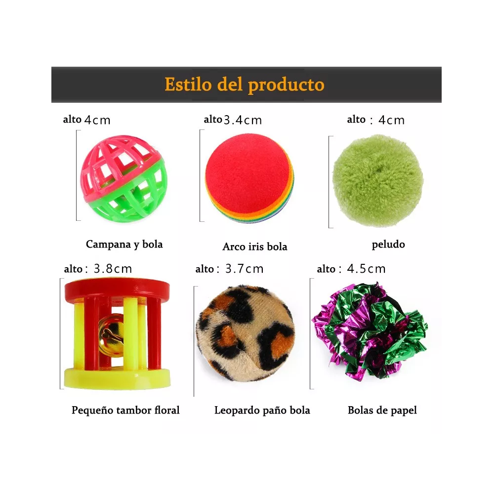 Foto 5 pulgar | Juguetes para Gato Belug con Túnel 30 Piezas
