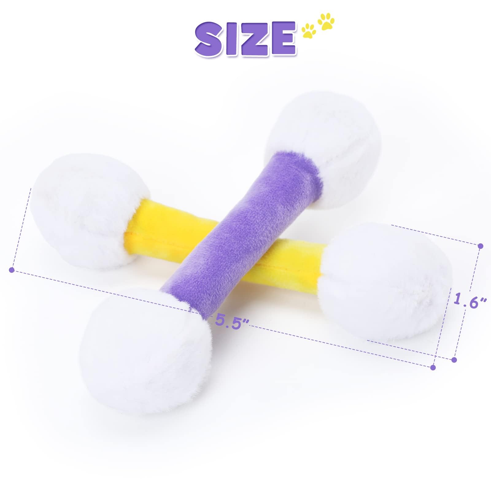 Foto 3 | Juego De Juguetes Para Hierba Gatera Ciyvolyeen, Hisopos Suaves De Felpa Para Gatos, 6 Unidades - Venta Internacional.