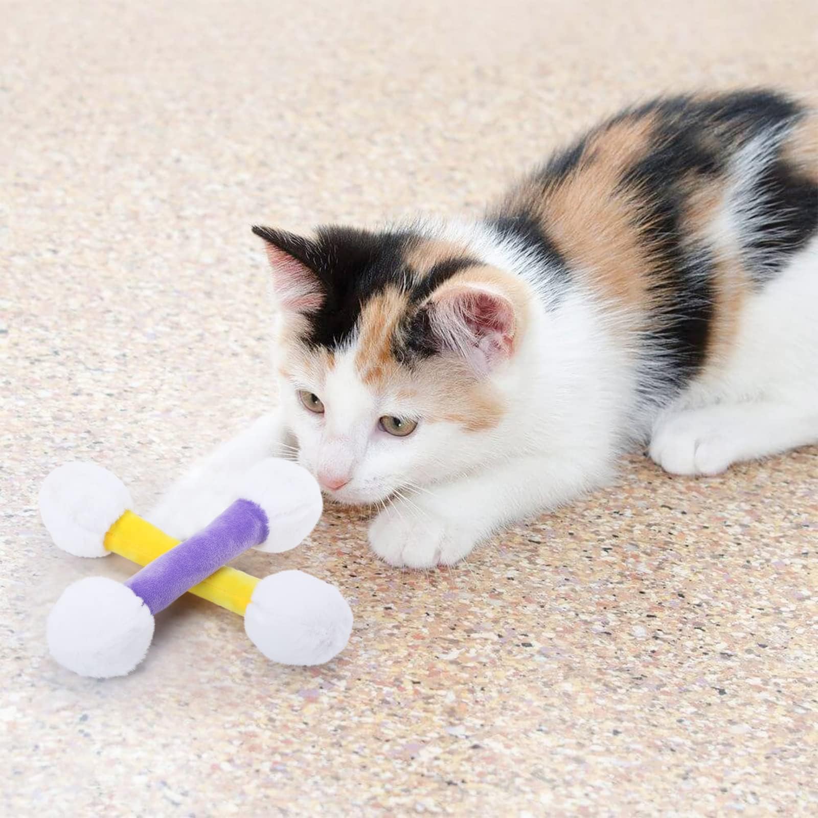 Foto 6 pulgar | Juego De Juguetes Para Hierba Gatera Ciyvolyeen, Hisopos Suaves De Felpa Para Gatos, 6 Unidades - Venta Internacional.