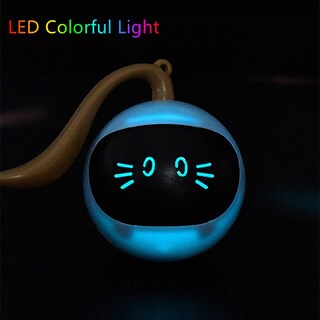 Foto 4 | Pelota Automática Inteligente Para Gatos Sanlin Beans Interactive Led Li - Venta Internacional.