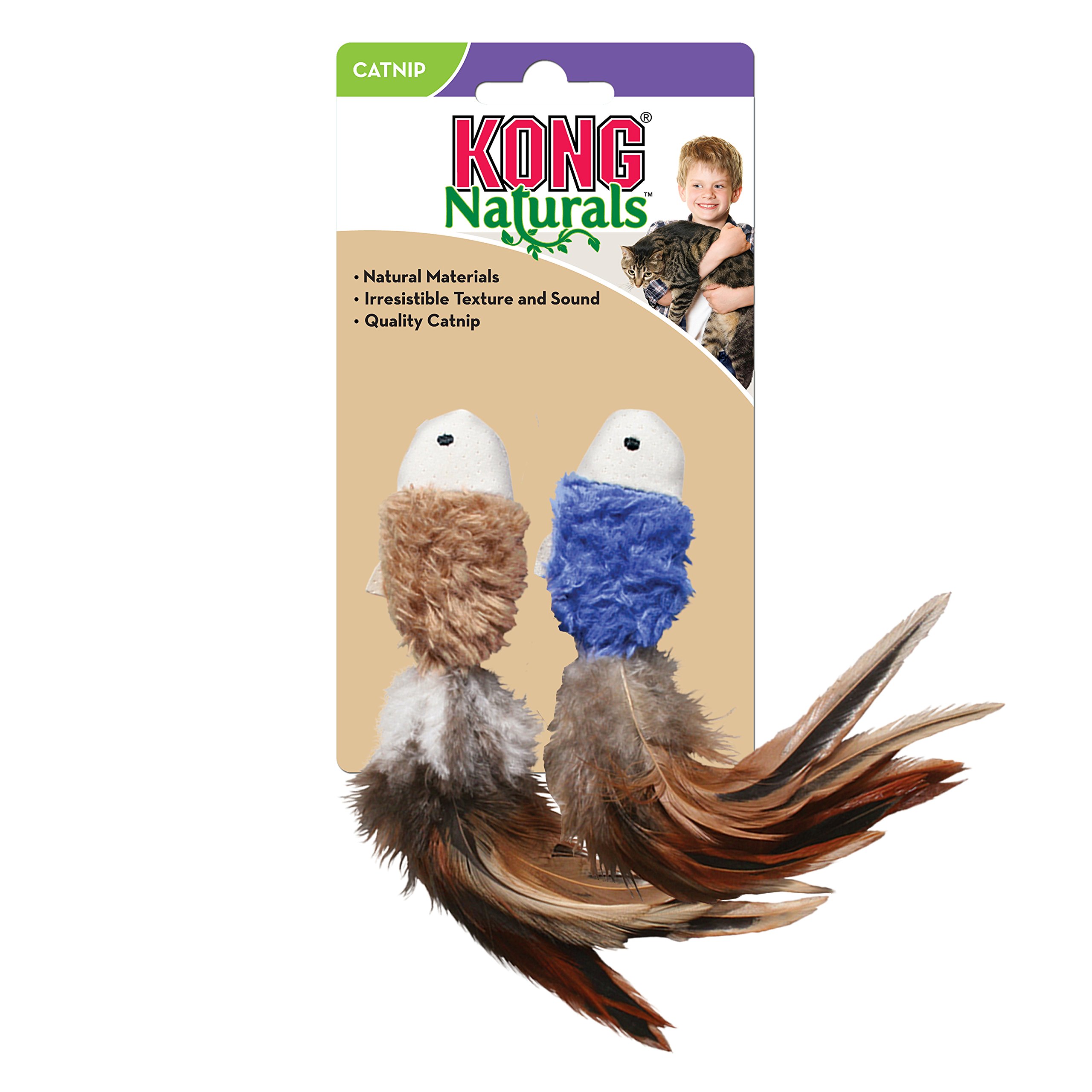 Foto 3 pulgar | Peces Arrugados Cat Naturals De Toy Kong, Paquete De 2 Con Hierba Gatera - Venta Internacional.