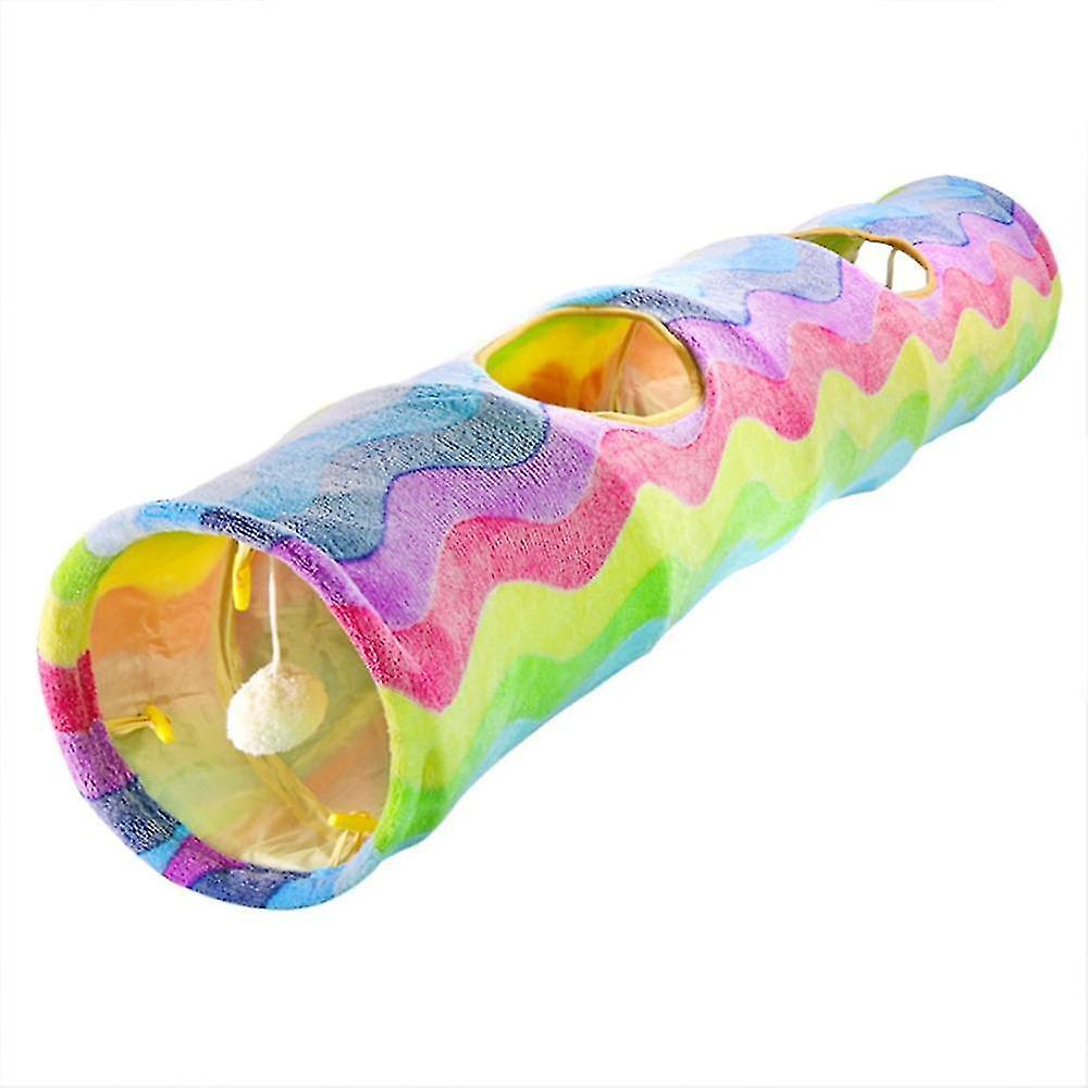 Foto 4 pulgar | Juguete Con Forma De Túnel Para Gatos Huoguo, Plegable, Con 2 Agujeros, Para Gatito Y Conejo - Venta Internacional.