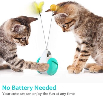 Foto 5 | Tumbler Swing Toy Para Gatos Interactive Balance Car 2021 - Venta Internacional.