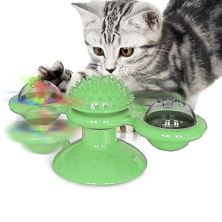 Foto 2 pulgar | Tocadiscos Para Gatos, Jaulas Para Pájaros, Divertidos Arañazos, Verde - Venta Internacional.