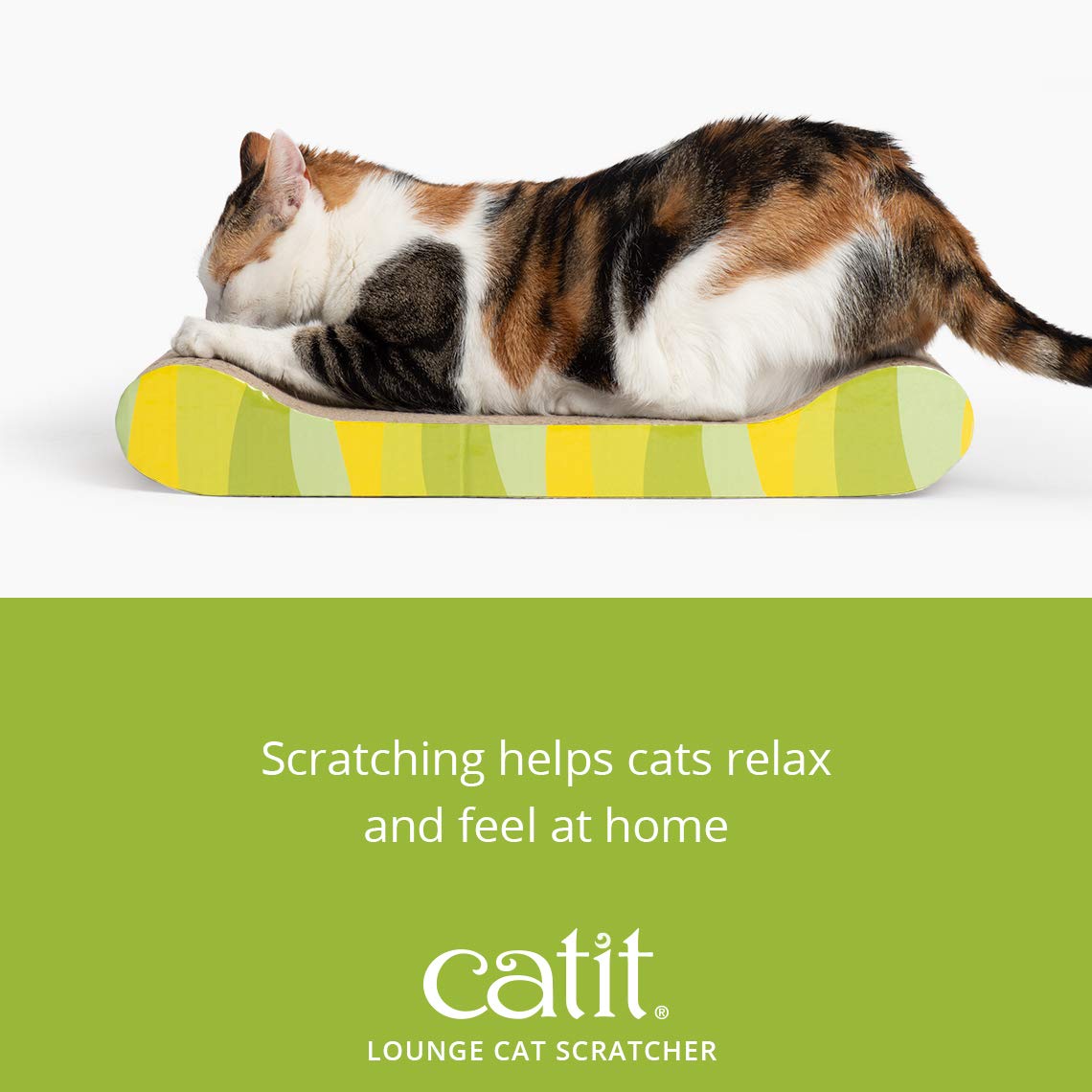 Foto 4 pulgar | Rascador Catit Style Con Hierba Gatera - Jungle-stripe Lounge - Venta Internacional.