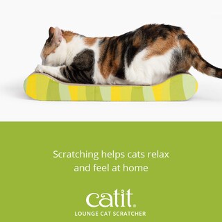 Foto 3 | Rascador Catit Style Con Hierba Gatera - Jungle-stripe Lounge - Venta Internacional.