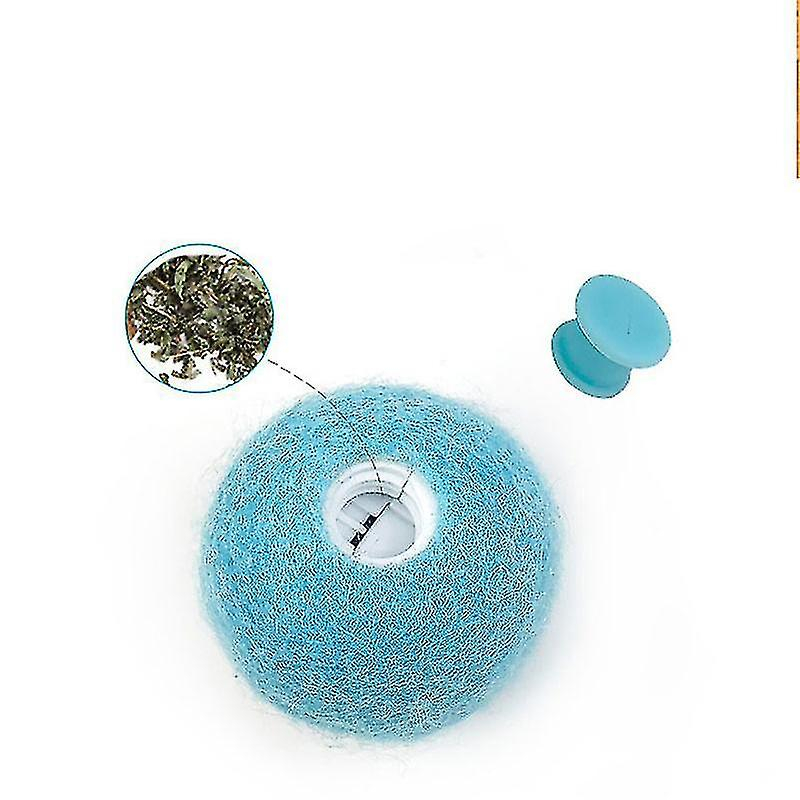 Foto 3 | Pelota Interactiva Inteligente Para Gatos Huoguo Con Hierba Gatera Amarilla - Venta Internacional.