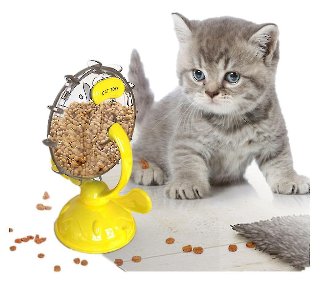 Foto 3 | Dosificador Lento De Comida Para Gatos Huoguo, Noria, Con Forma De Noria - Venta Internacional.
