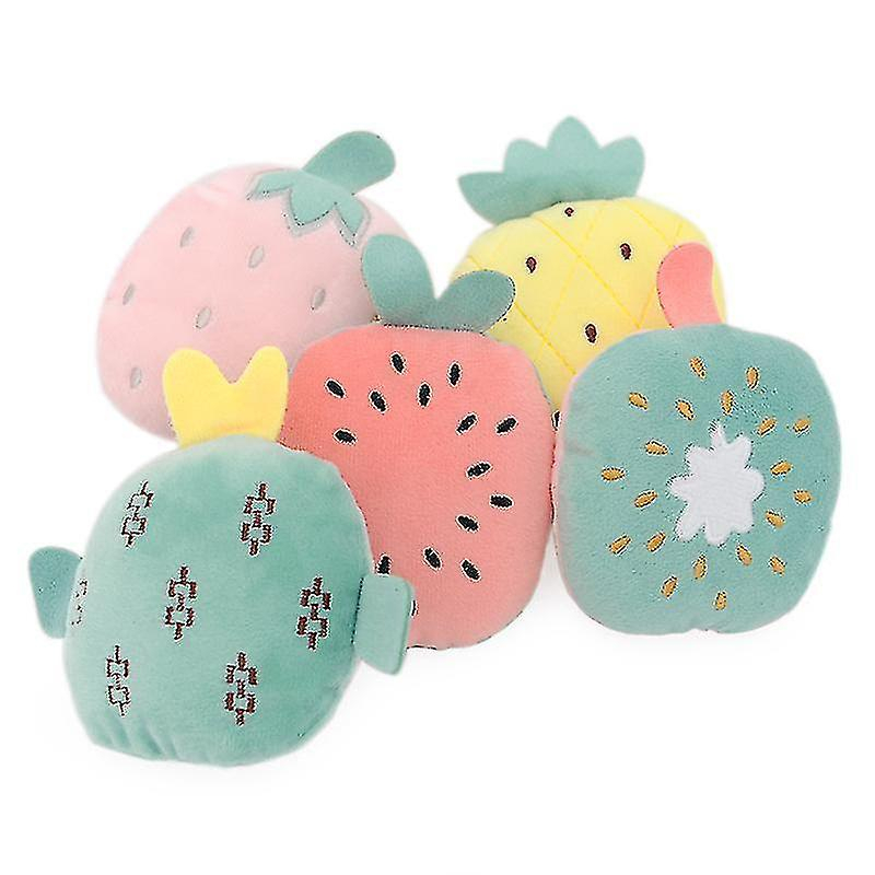 Juguete Para Gatos Huoguo Fresa, Divertidos Dientes De Peluche Interactivos - Venta Internacional.