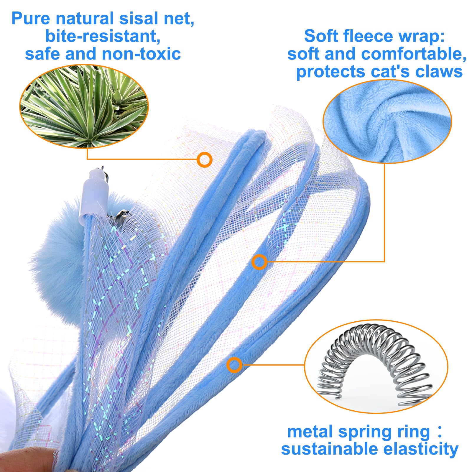 Foto 4 pulgar | Cat Tunnel Mity Rain Cat Tipo S Plegable Con Cascabeles Y Plumas - Venta Internacional.