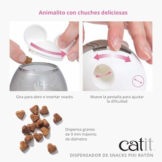 Foto 4 | Juguete Dispensador De Golosinas Para Gatos Catit Pixi, Dispensador De Golosinas Y Ratón - Venta Internacional.