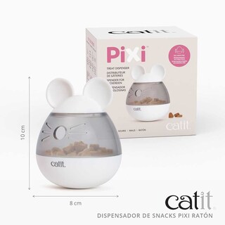 Foto 7 | Juguete Dispensador De Golosinas Para Gatos Catit Pixi, Dispensador De Golosinas Y Ratón - Venta Internacional.