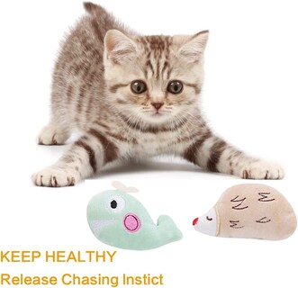 Foto 3 | Catnip Toys Lidiper Para Gatos, Almohada De Peluche Interactiva, 4 Unidades - Venta Internacional.