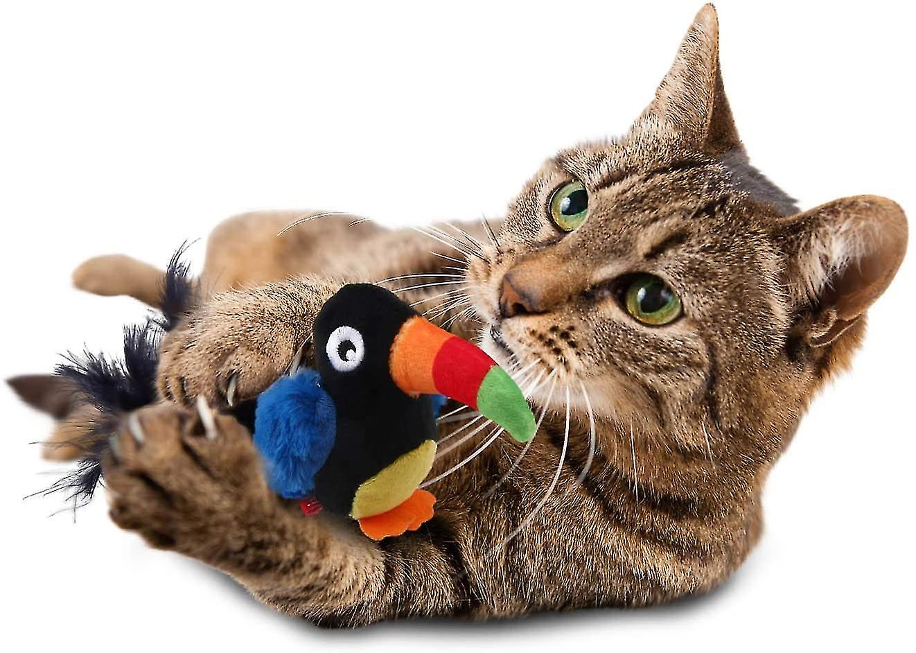 Juguete Interactivo Para Gatos Huoguo Animal Sound Squeaking Toucan - Venta Internacional.