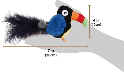 Foto 2 | Juguete Interactivo Para Gatos Huoguo Animal Sound Squeaking Toucan - Venta Internacional.