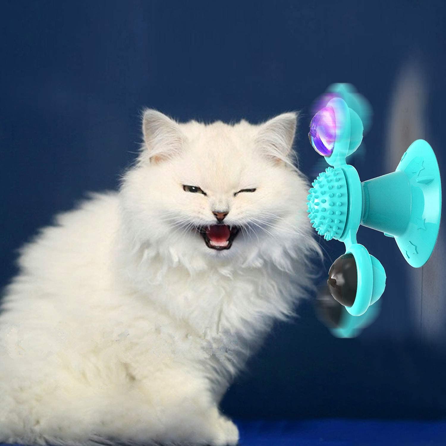 Foto 2 | Juguetes Interactivos Para Gatos Windmill Con Hierba Gatera Para Gatos De Interior - Venta Internacional.