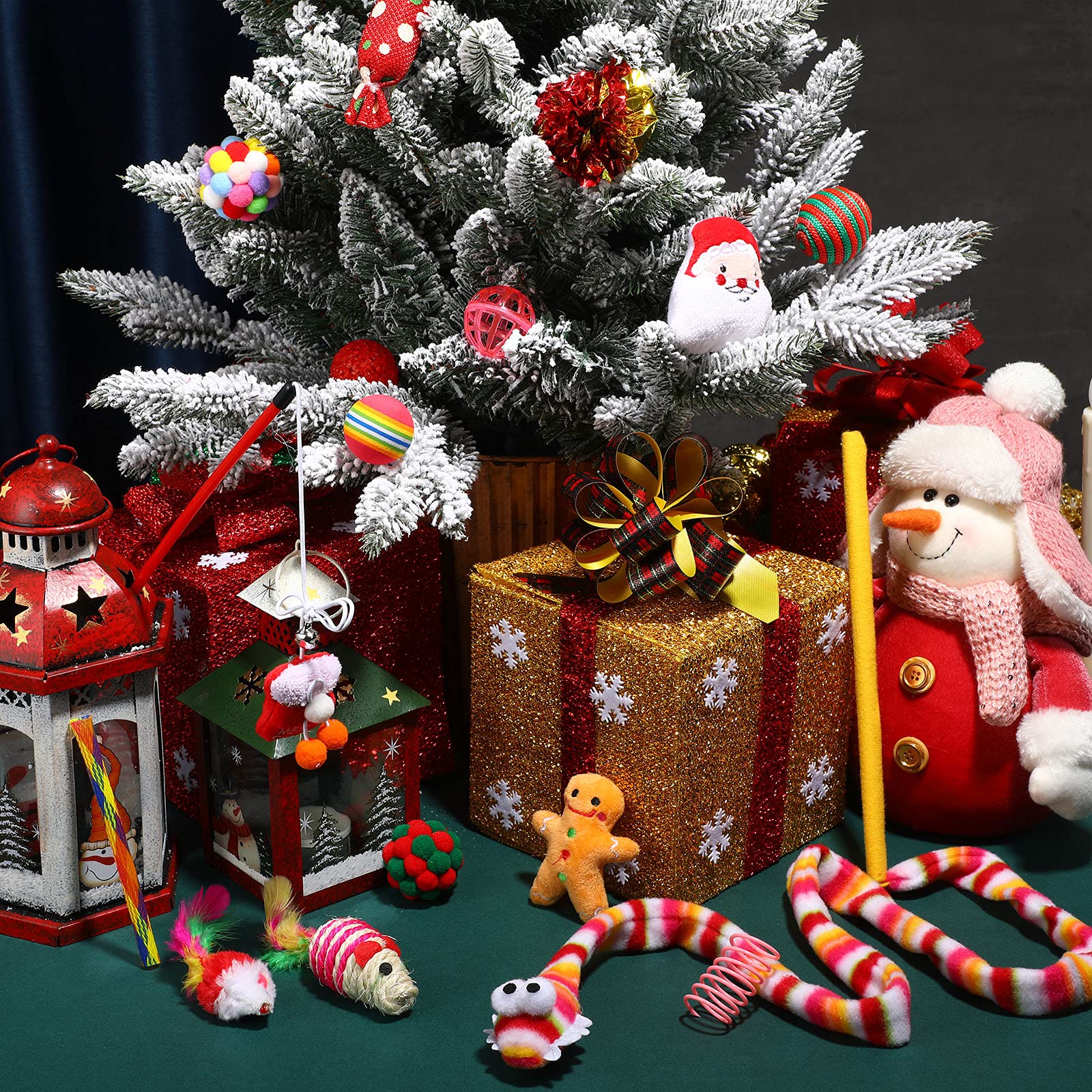 Foto 4 | Calcetín Navideño Para Gatos Civaner, 18 Piezas - Venta Internacional.