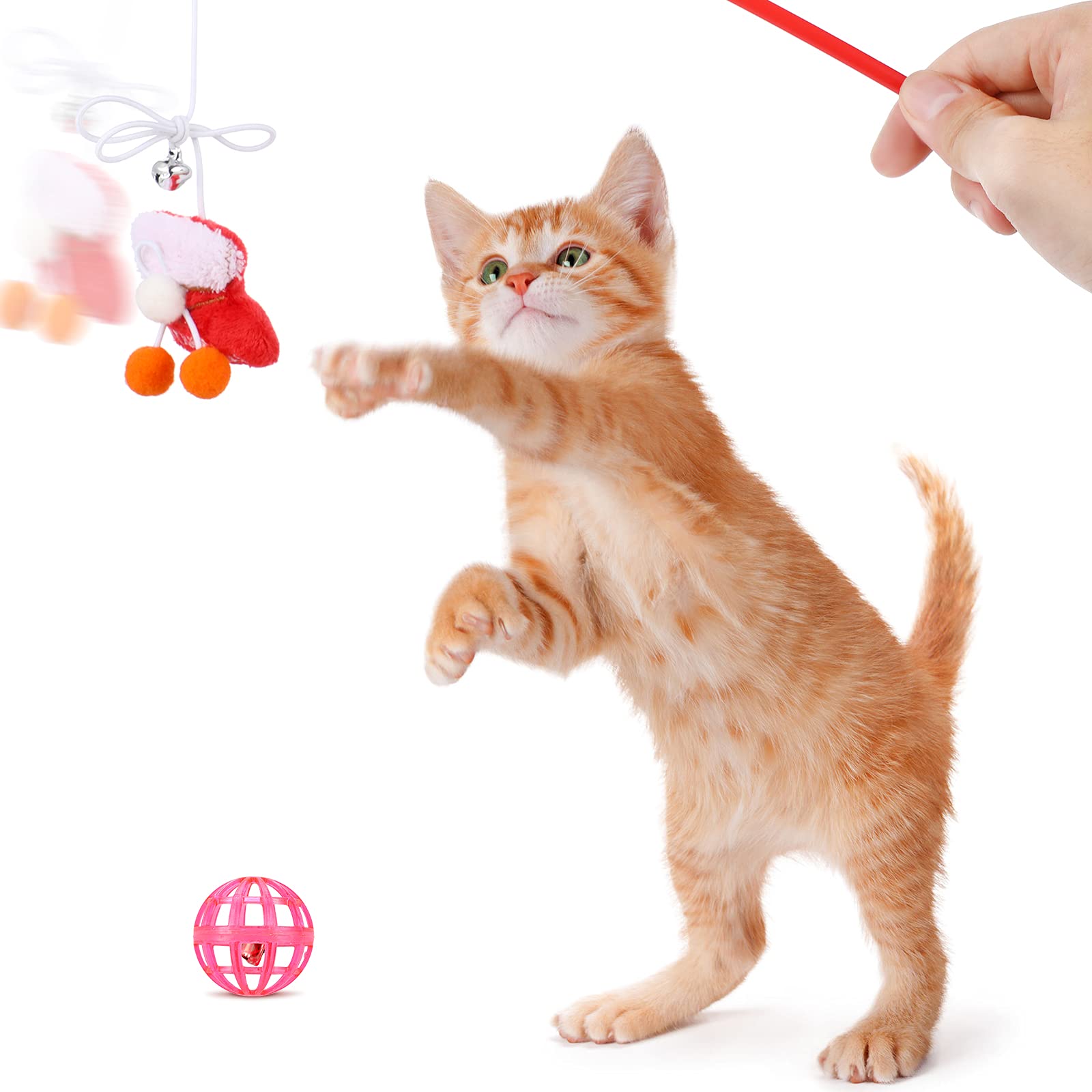 Foto 7 | Calcetín Navideño Para Gatos Civaner, 18 Piezas - Venta Internacional.