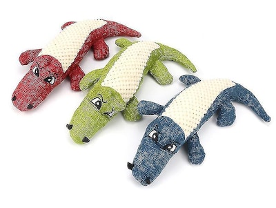Foto 4 | Juguete Para Perros Huoguo Simulación De Cocodrilo, Resistente A Mordeduras - Venta Internacional.