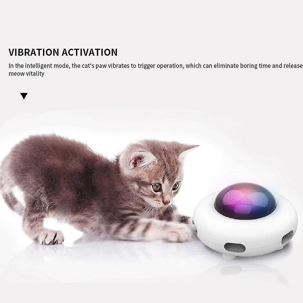 Foto 6 pulgar | Teaser Eléctrico Para Gatos Huoguo De Juguete Para Gatos Con Plumas Ajustables - Venta Internacional.