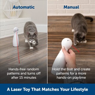 Foto 4 | Juguete Láser Interactivo Para Gatos Petsafe Bolt Automático Con Temporizador - Venta Internacional.